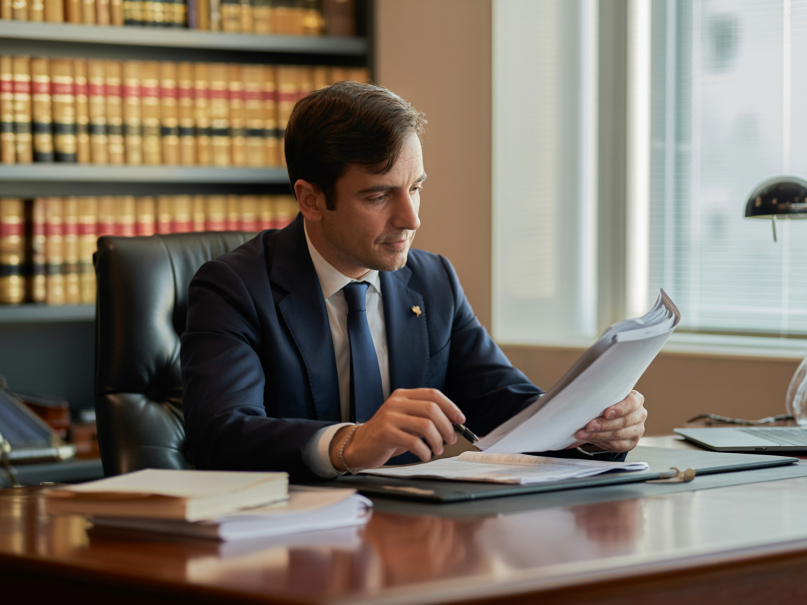 Enrique Arroyo en su despacho - Enrique Arroyo Abogados